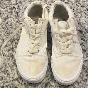 Vans White Athletic Shoes